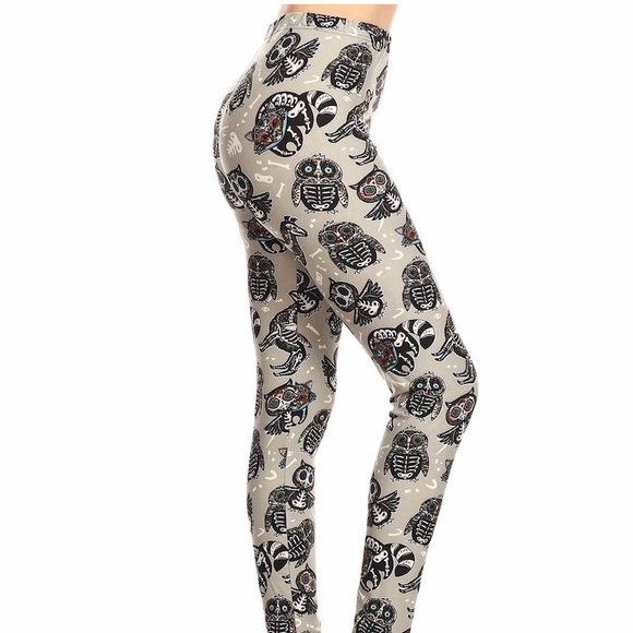 Pants - Animal Skull Leggings